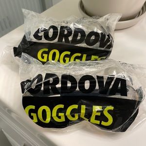 Set of 2 Cordova GI 10 Goggles ,indirect Vents clear Lens